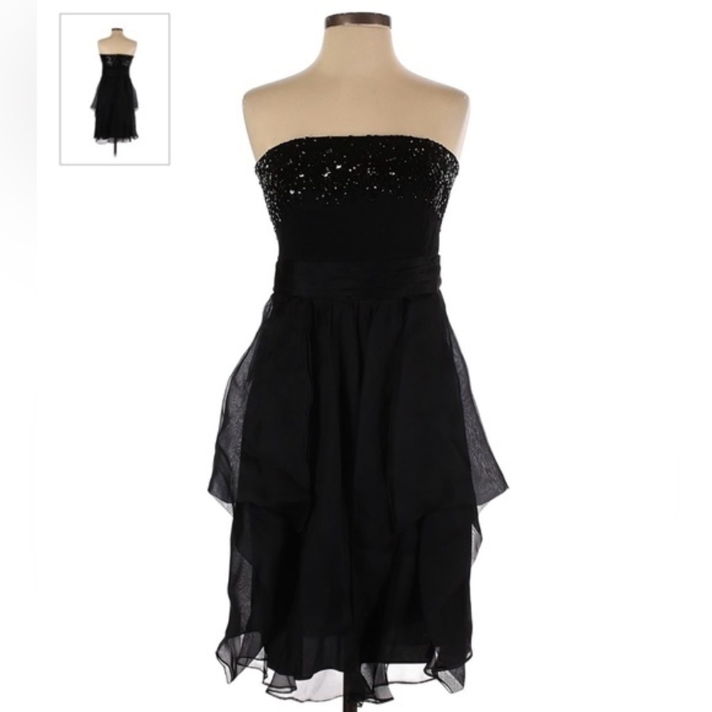 Badgley Mischka Silk Dress